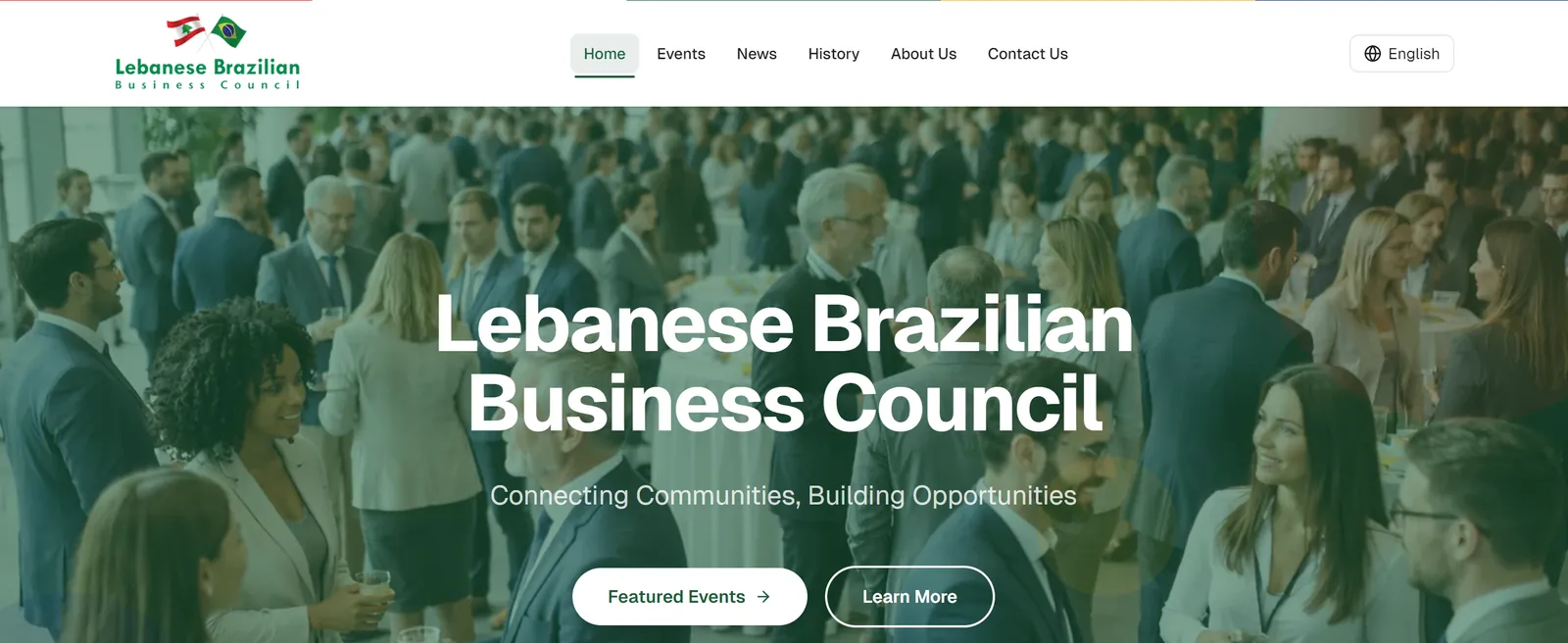 LBBC website homepage
